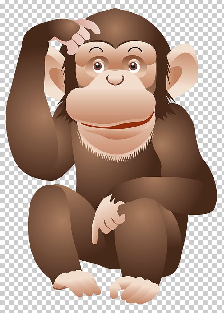 Monkey png animals cartoon. Ape clipart chimpanzee