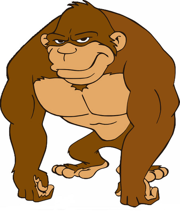 Ape clipart cute. Drawing at getdrawings com