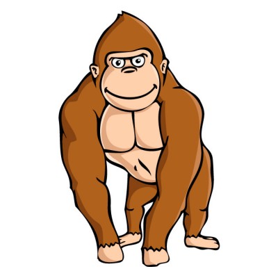 ape clipart gorilla