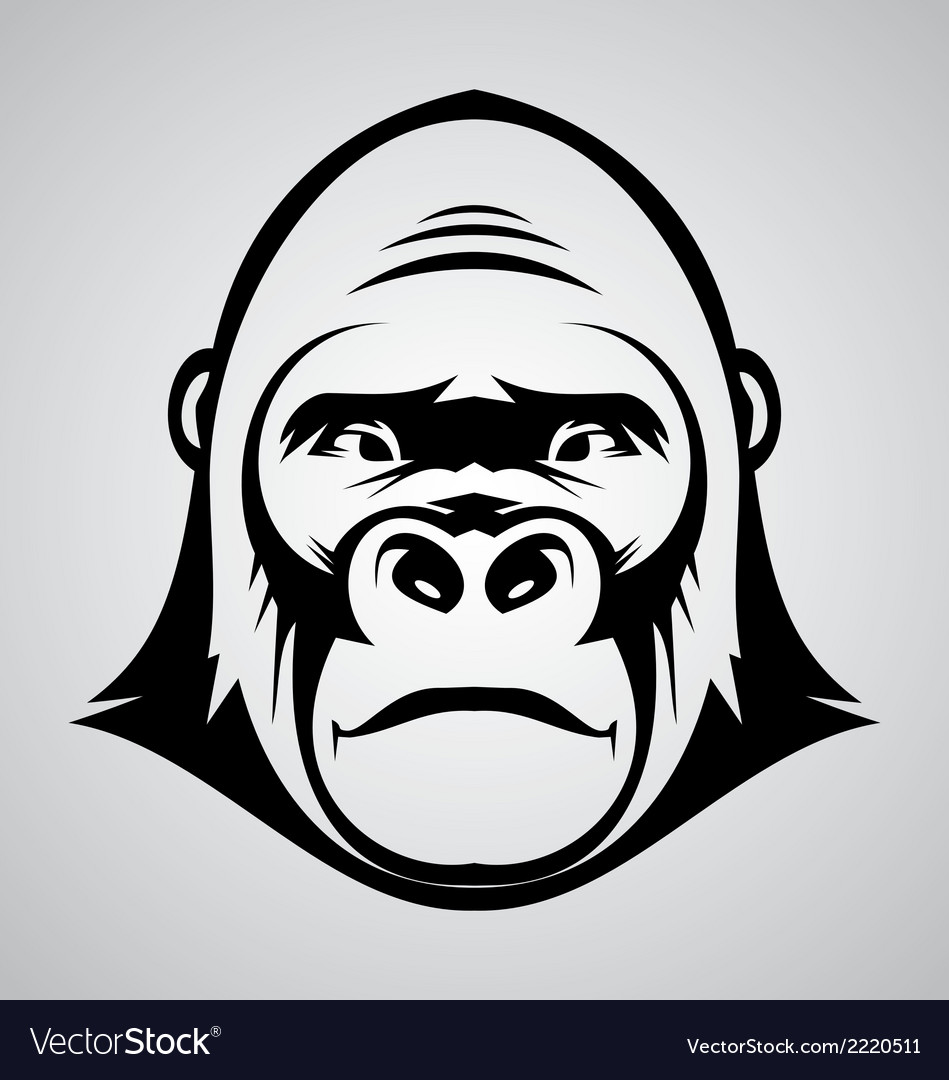Ape clipart gorilla face. Cartoon free download clip