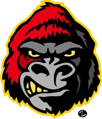 Ape clipart gorilla family. Pittsburg state mascot logo