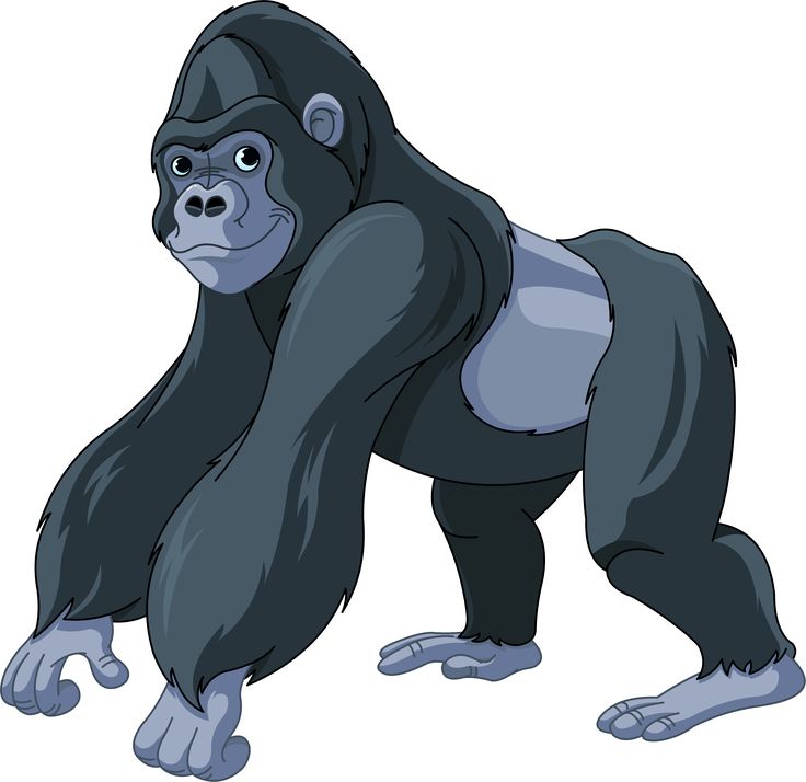 Ape clipart jungle gorilla, Ape jungle gorilla Transparent FREE for