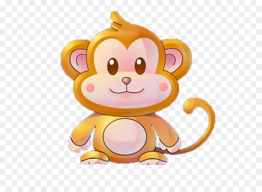 Monkey clip art cute. Ape clipart macaque