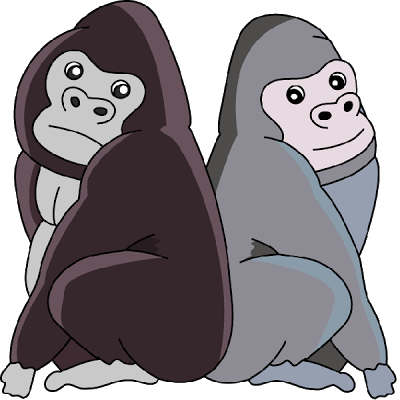 ape clipart mountain gorilla
