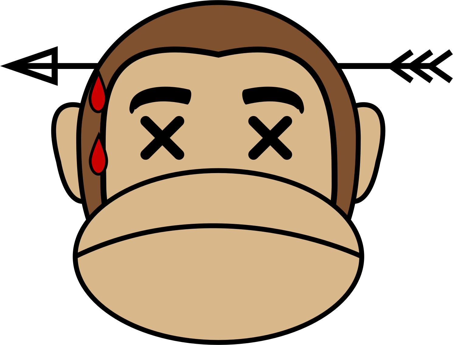Gorilla clipart ape. Monkey emoji dead icons