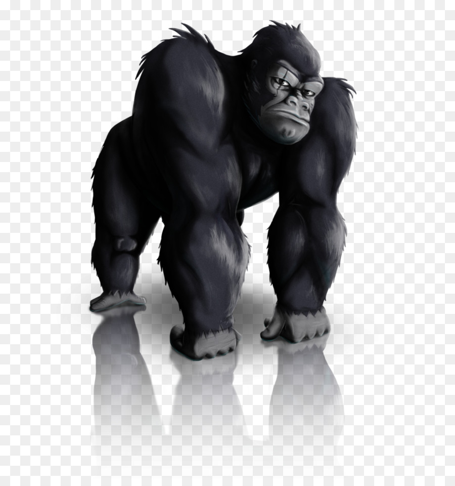 ape clipart strong