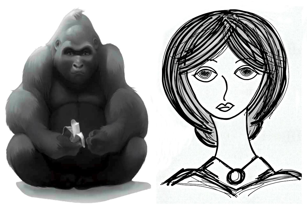ape clipart the one and only ivan