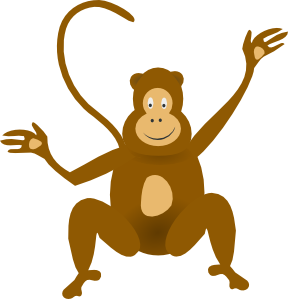 Ape wild monkey