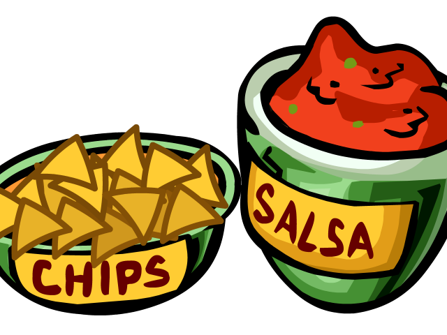 appetizers clipart chip salsa