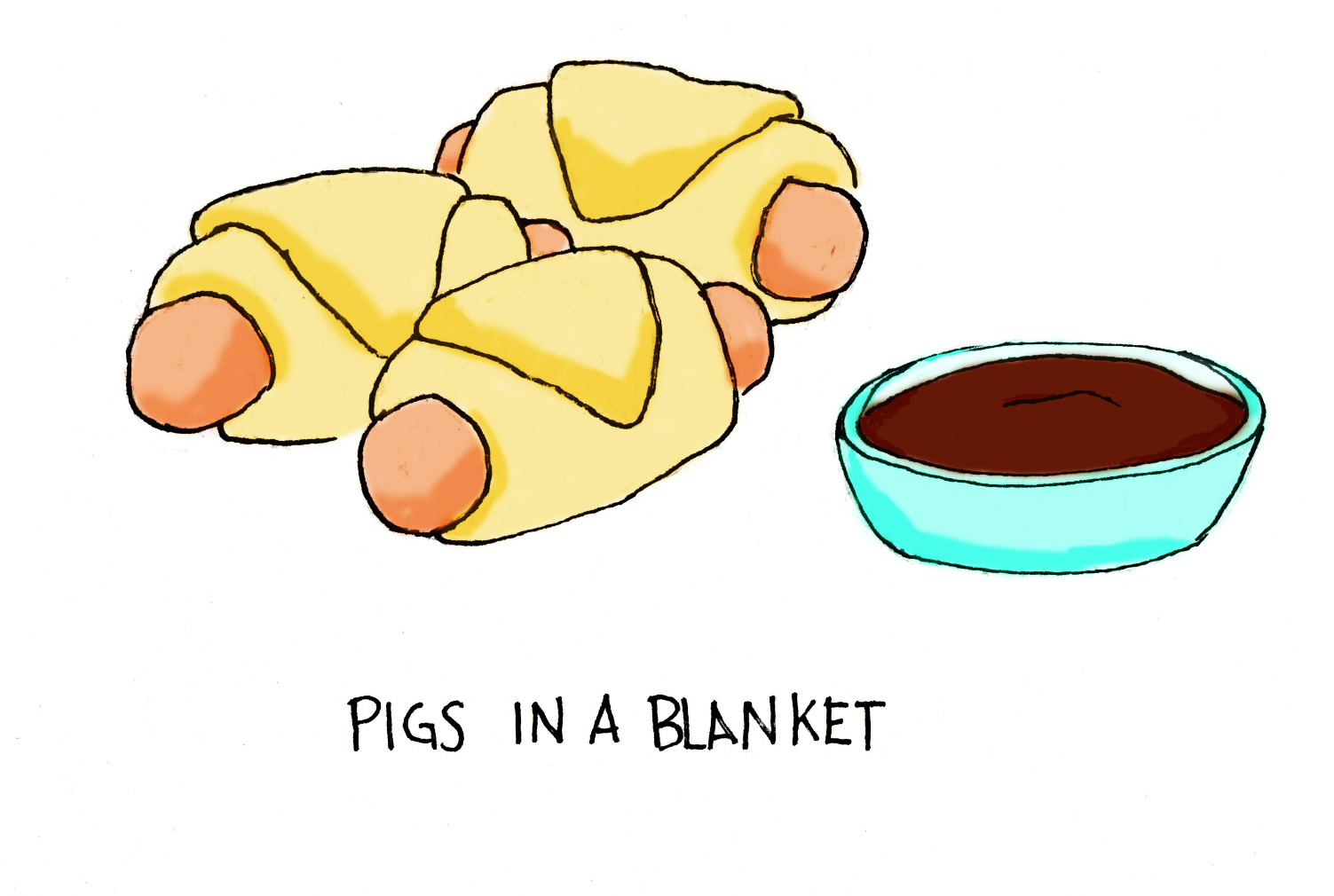 appetizers clipart drawing