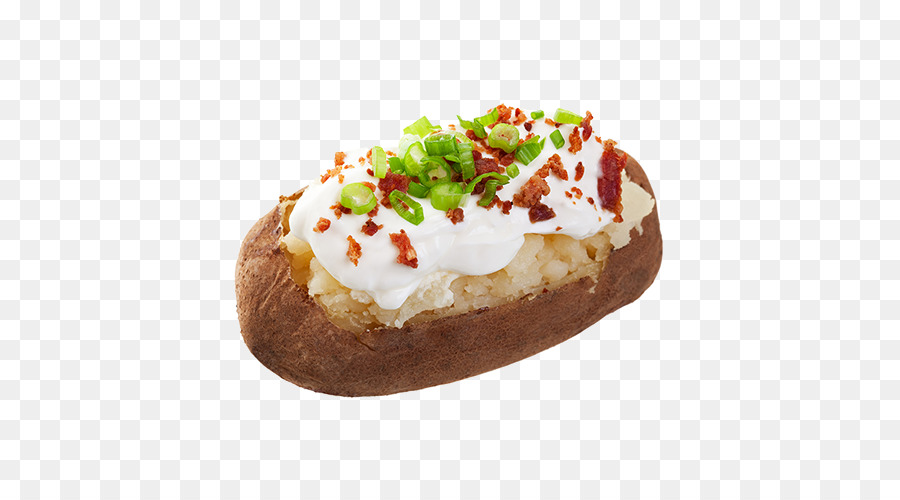 Baked stuffing french fries. Appetizers clipart fried potato