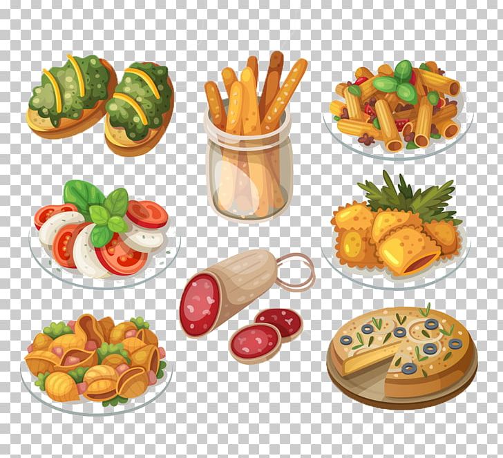 appetizers clipart gourmet meal