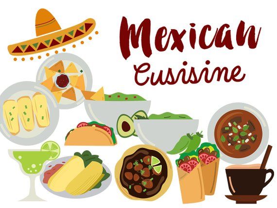 mexican clipart dinner mexican