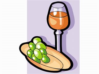 appetizers clipart wine