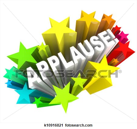 applause clipart round