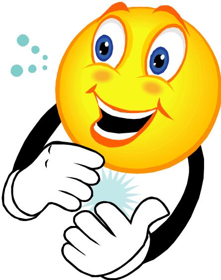 applause clipart smiley face