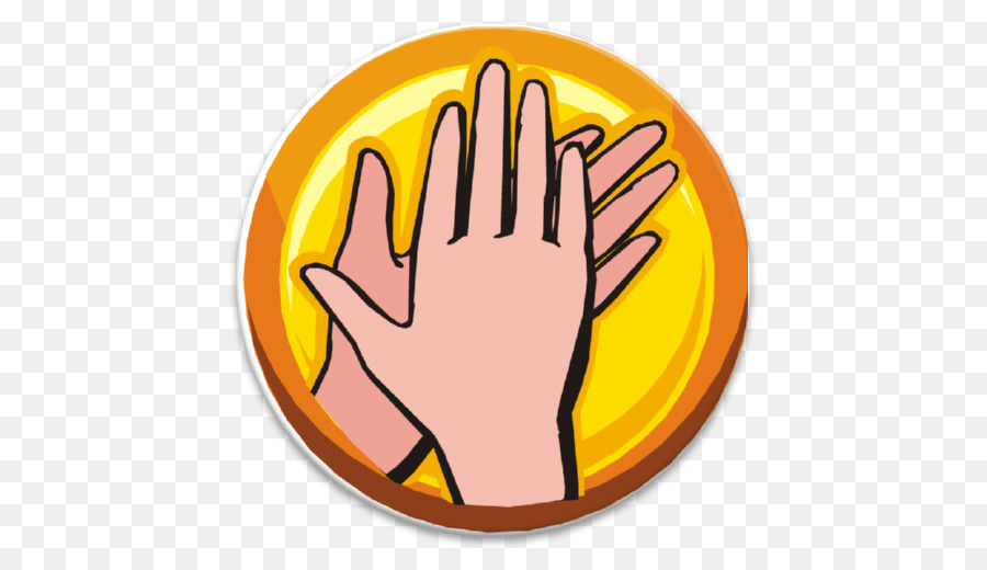 Applause clipart soft sound. Yellow circle 