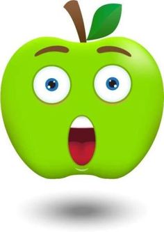 apple clipart angry