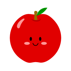 apple clipart character