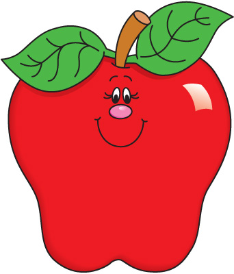 apple clipart colored