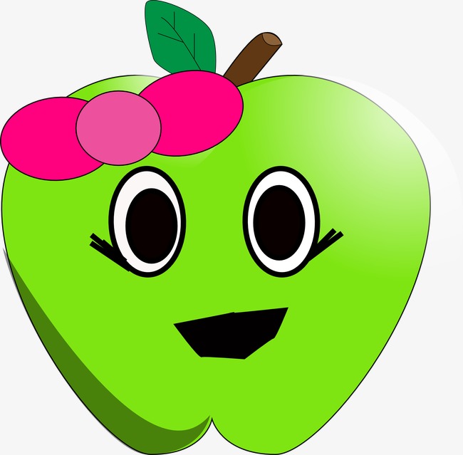 apple clipart face
