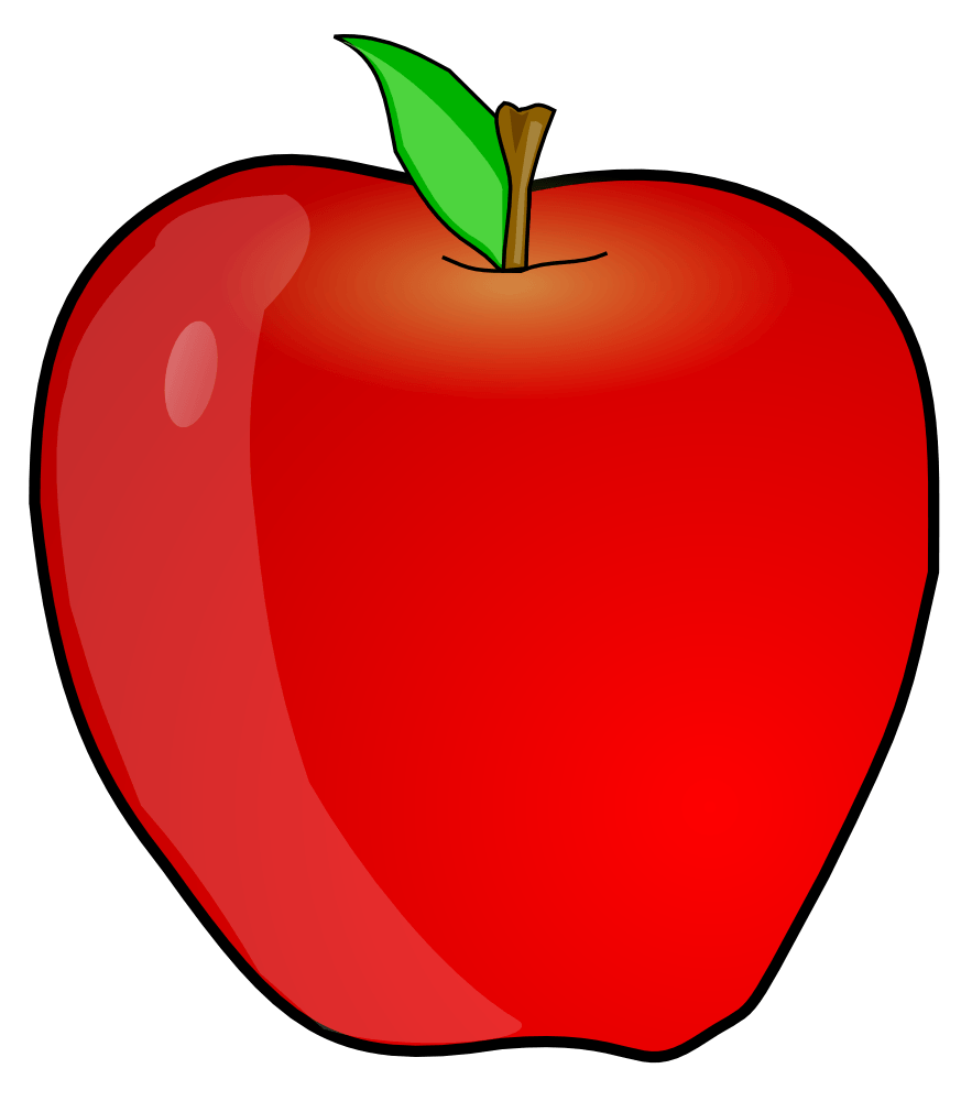 Cliparts zone . Apple clipart number