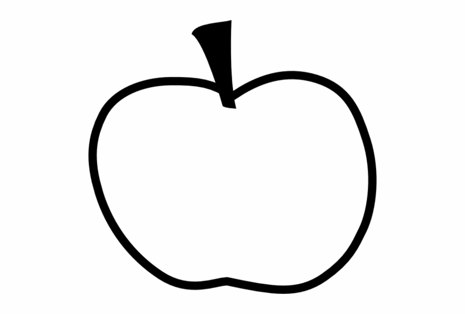 Download Apple Clipart Transparent Black And White Gallery