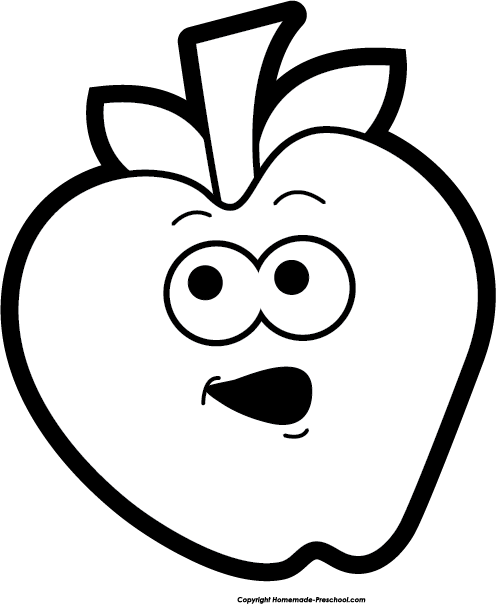 apple clipart preschool
