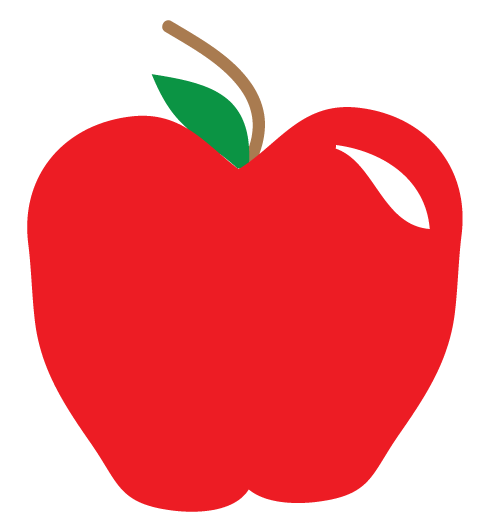 apple clipart red clipart