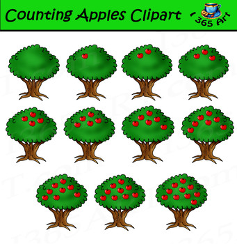 apples clipart sapling
