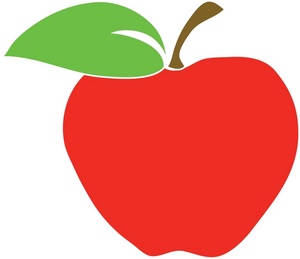 clipart apples simple