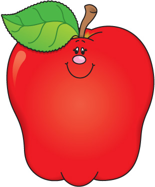 clipart apples school