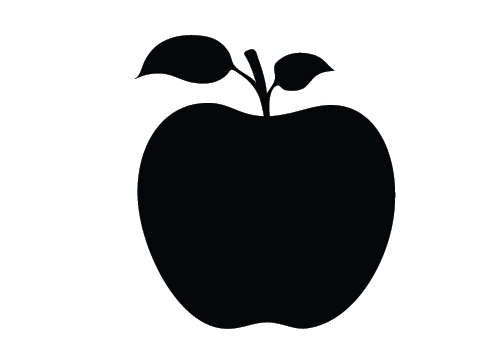 Apple tree at getdrawings. Apples clipart silhouette