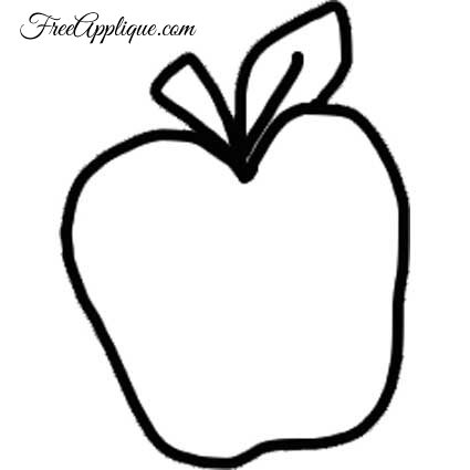 apple clipart template