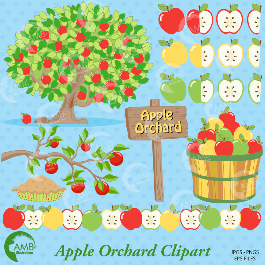 apple clipart theme