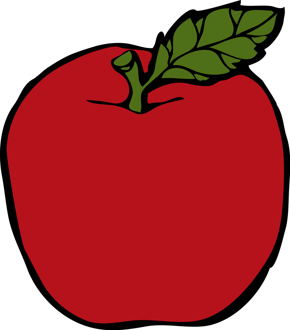 clipart apples clear background
