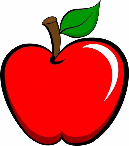 clipart apples vector