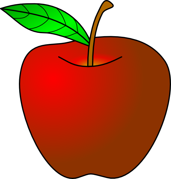 milk clipart apple