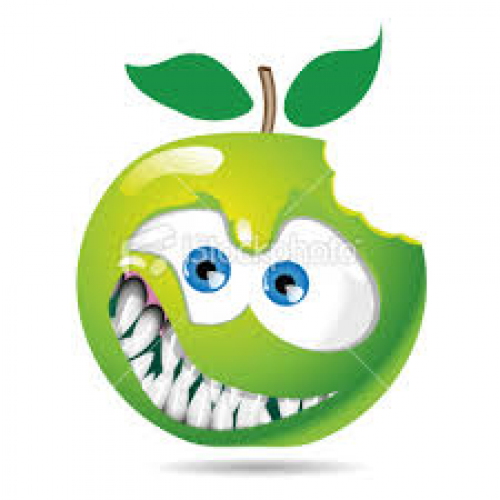 apples clipart angry