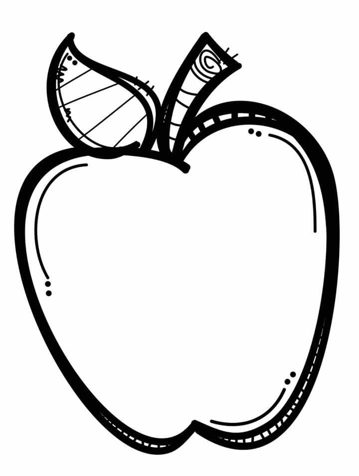 apples clipart black and white