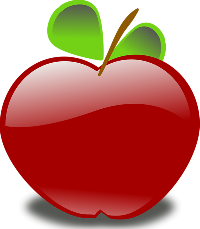Apples clear background