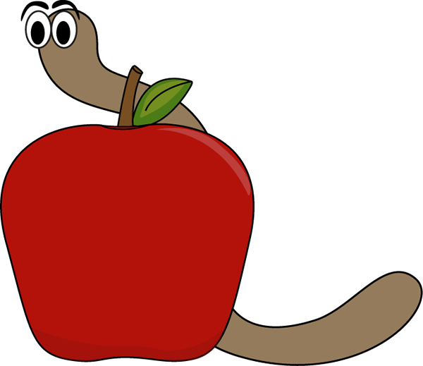 Red apple free download. Worm clipart clip art