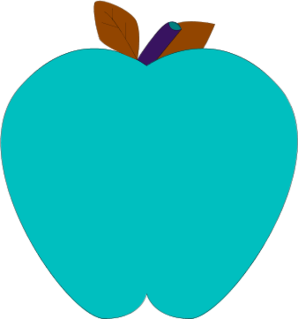 apples clipart colored