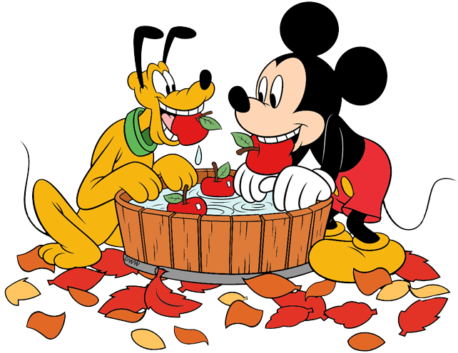 Mickey clipart classic mickey. Disney fall season clip