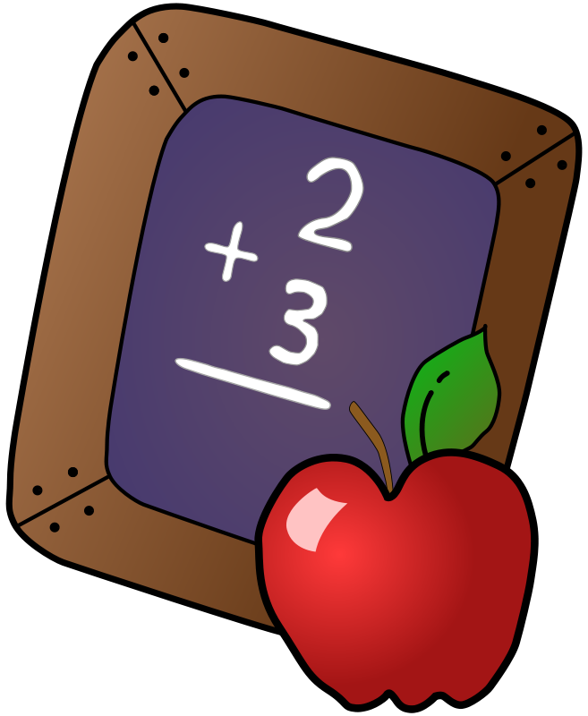 Clipart design math. Free back to school