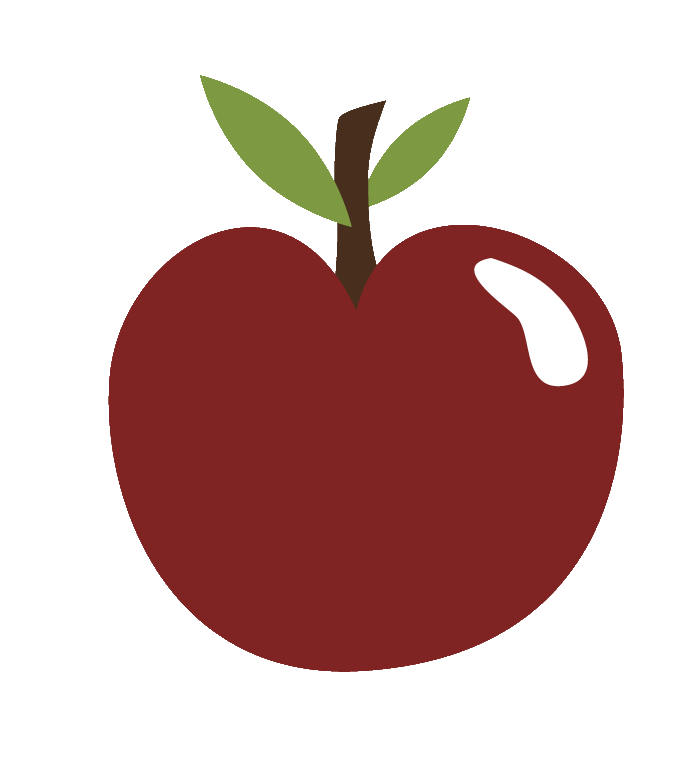 clipart banner apple