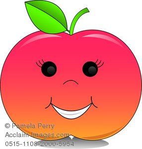 apples clipart face