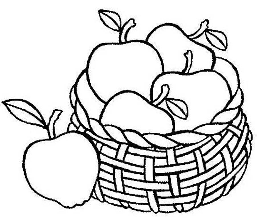 apples clipart outline