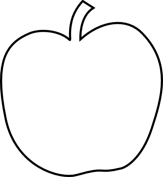 Apples clipart template. Apple tree leaf templates