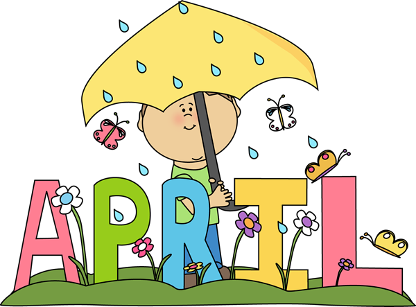 Newsletter and now rain. April clipart april 2018